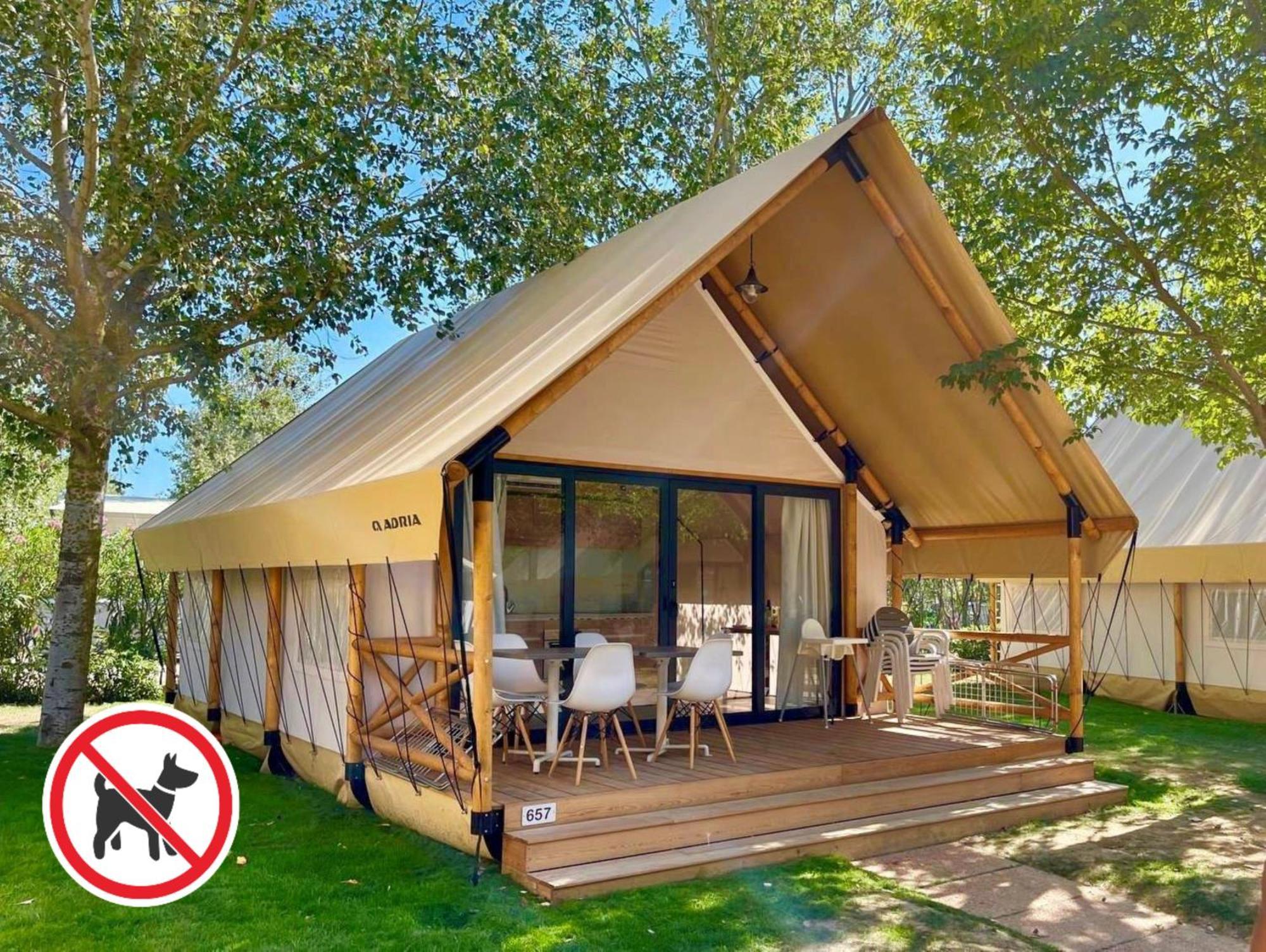 Barricata Holiday Village Scardovari Esterno foto A-frame tent